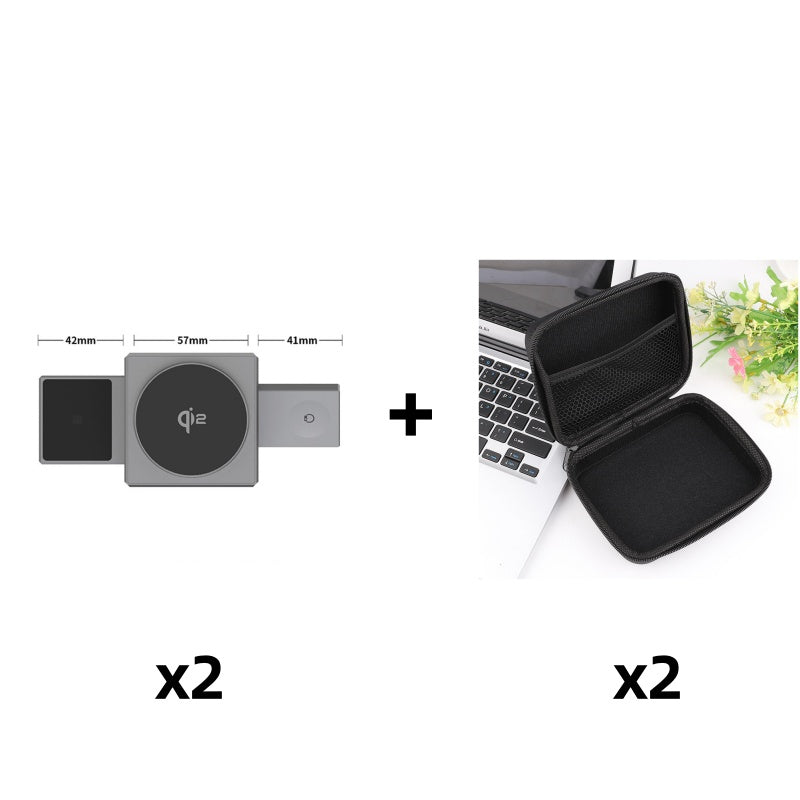 🔥3-in-1 Faltbare magnetische kabellose Ladestation