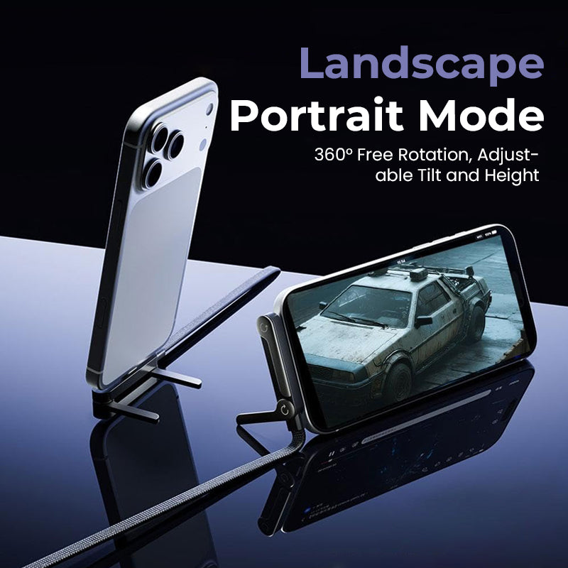 ⚡ 2-i-1 usynligt opladningskabel 240W | Hurtig opladning • Indbygget mobilstativ • Stærk og holdbar