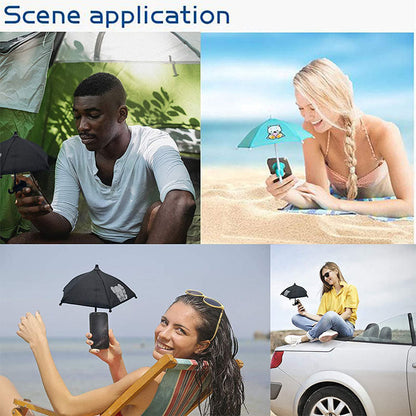 😎Phone umbrella with suction cup☂️