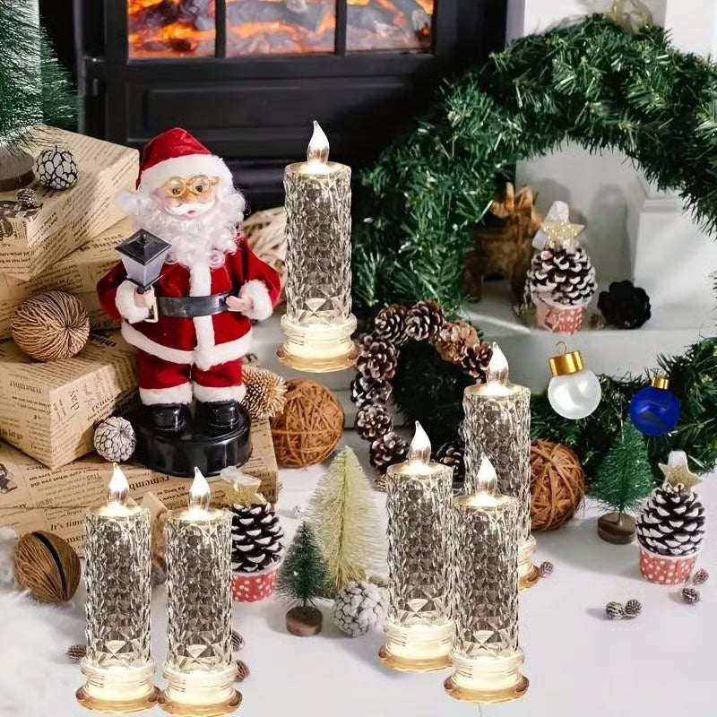 🔥Last day 49% OFF🎁Set of 4 LED crystal candles