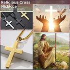 【🔥Compre 1 e Leve 2】🙏Colar com Cruz e Oração do Senhor