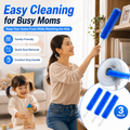Bendable microfiber head, reusable dust remover