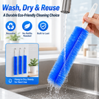 Bendable microfiber head, reusable dust remover