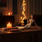 Skulptural aromaterapistaty rökelse