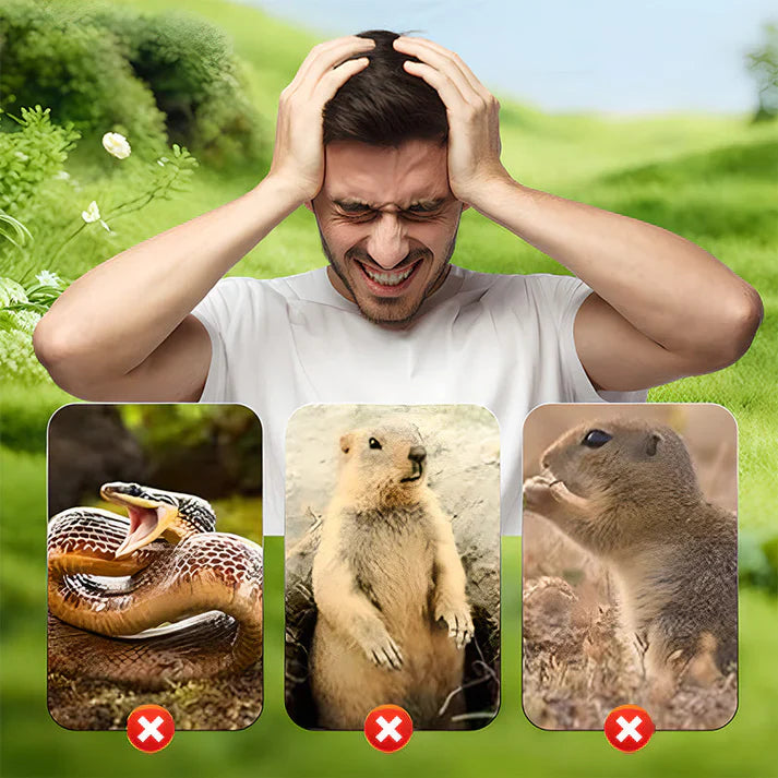 🎁 Compre 2, leve 1 GRÁTIS! 🐭✨Repelente solar à prova de água para ratos 🌞💧