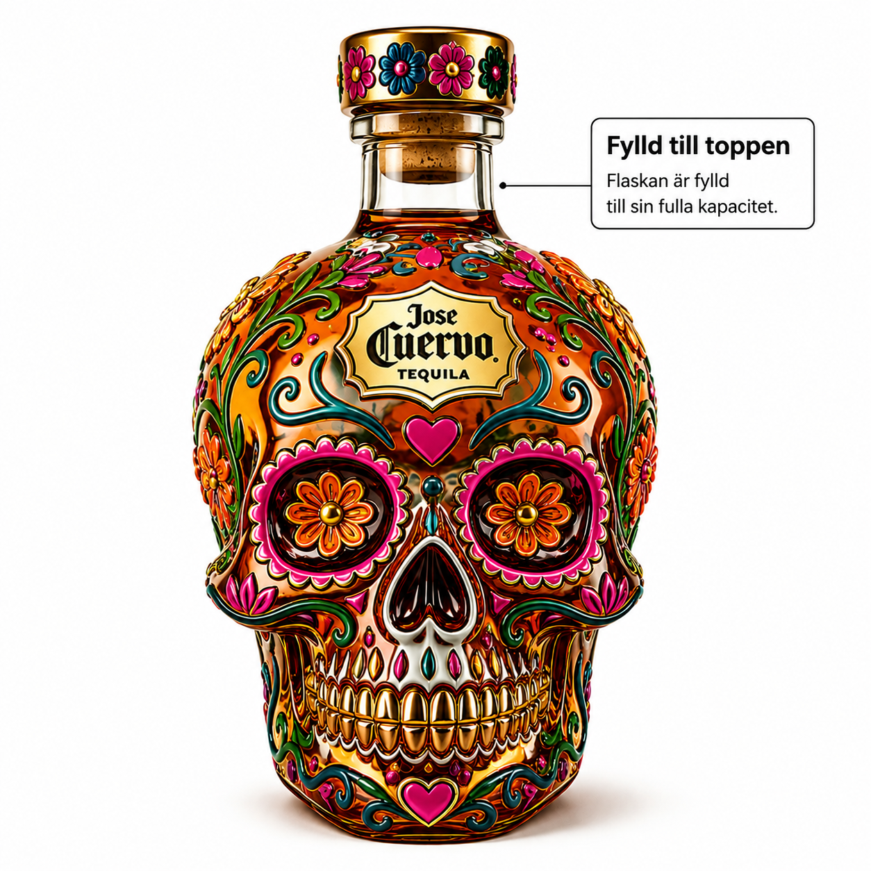 Tequila José Cuerv Edição Limitada Dia dos Mortos