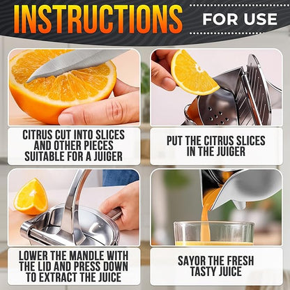 🎁Kraftfuld håndjuicer (frisk juice på få sekunder, intet rod)