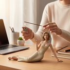 Skulptural aromaterapistaty rökelse