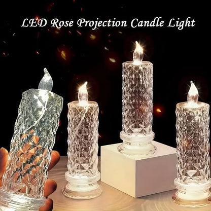🔥Last day 49% OFF🎁Set of 4 LED crystal candles
