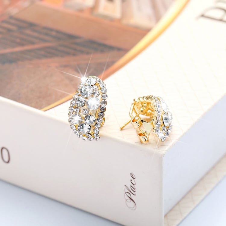 Lab-Created Diamonds Hoop Earrings🎁