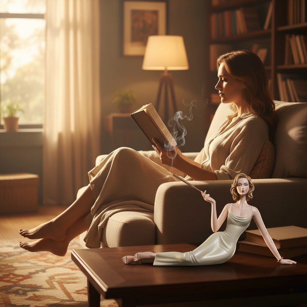 Skulptural aromaterapistaty rökelse