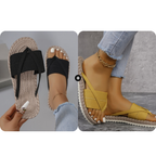 Chinelo de dedo confortável para mulher, ideal para o verão.