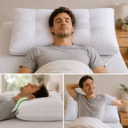 Ultra-Soft Neck-Supporting Bread-Shaped Pillow – Washable