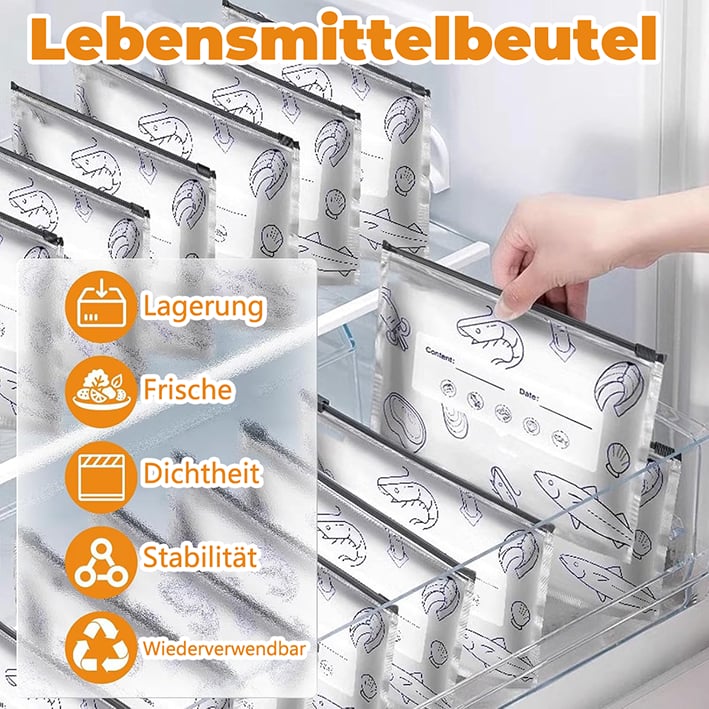 ✨ Genanvendelige, genlukkelige opbevaringsposer af aluminiumsfolie 🌱