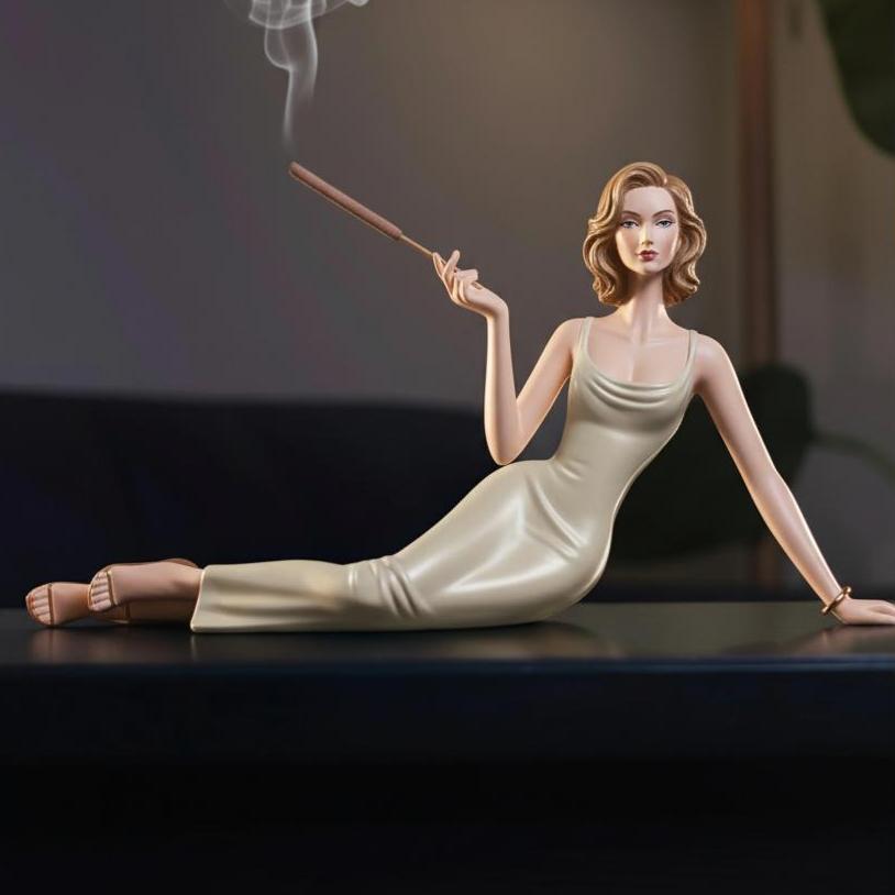 Skulptural aromaterapistaty rökelse