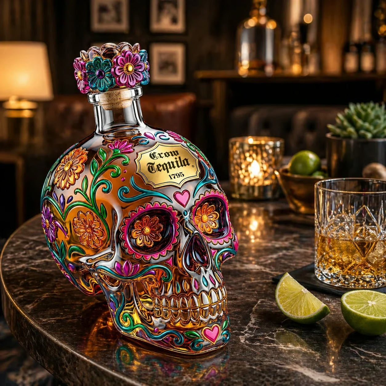 Tequila José Cuerv Edição Limitada Dia dos Mortos