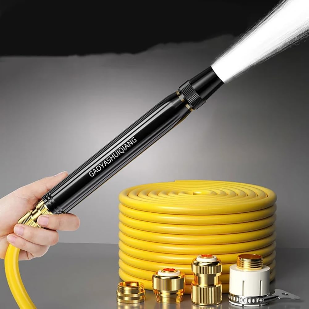 ⏰ÚLTIMO DIA! COMPRE 2, LEVE 1 GRÁTIS!!🔥Pistola de lavadora de alta pressão caseira – indispensável para regar plantas e hortaliças e lavar o carro. 👍💦