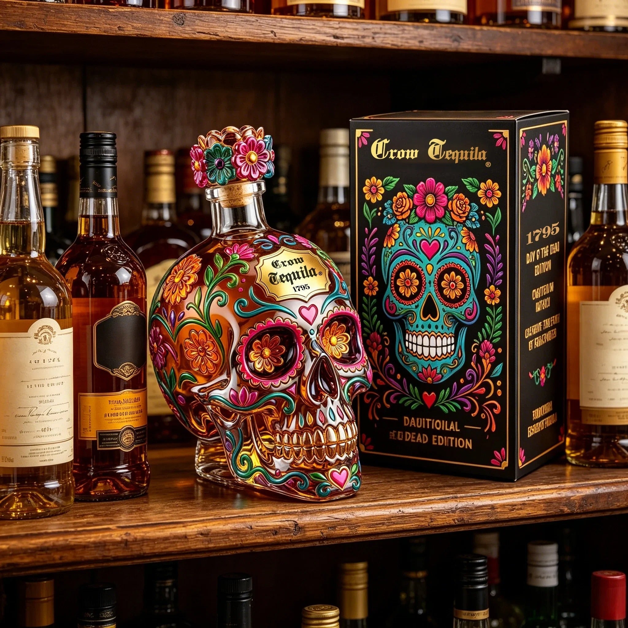 Tequila José Cuerv Edição Limitada Dia dos Mortos