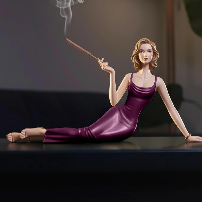 Skulptural aromaterapistaty rökelse