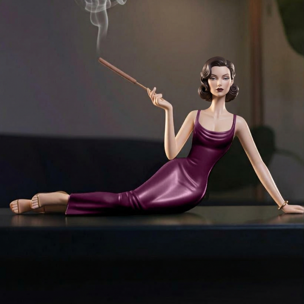 Skulptural aromaterapistaty rökelse