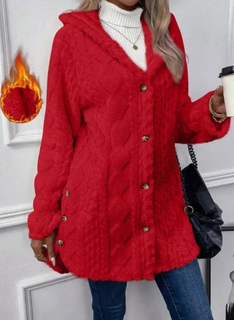 ⏳Begränsad tid 50 % Rabatt⏰Huvtröja för damer – Mjuk och elegant stickad tröja🧥