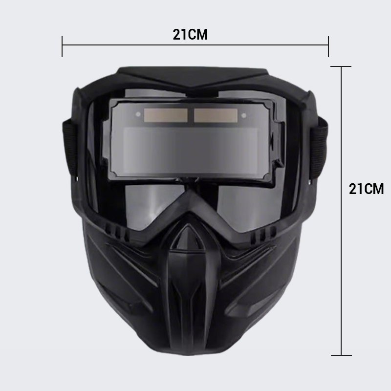 🔥 OFERTA DO ÚLTIMO DIA - 50% DESCONTO 🔥 Máscara de soldadura com blackout automático