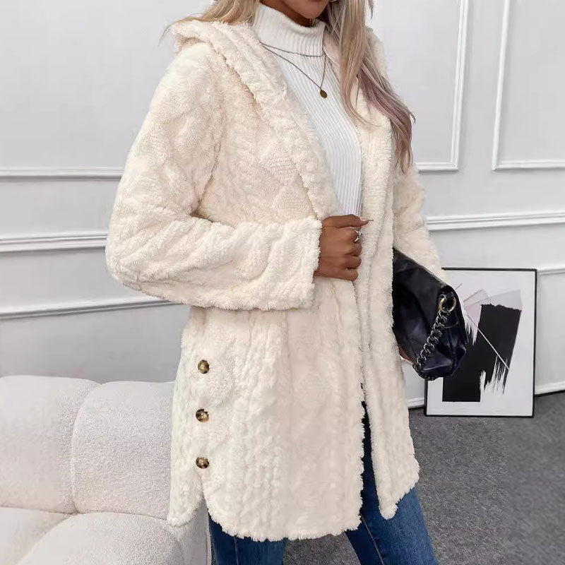 ⏳Begränsad tid 50 % Rabatt⏰Huvtröja för damer – Mjuk och elegant stickad tröja🧥