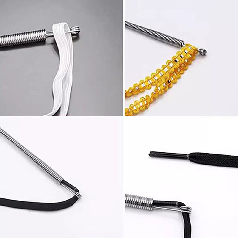 ⏰ÚLTIMO DIA - COMPRE 1 E LEVE OUTRO GRÁTIS!!💝Ferramenta multifuncional dobrável para passar cordão com mola