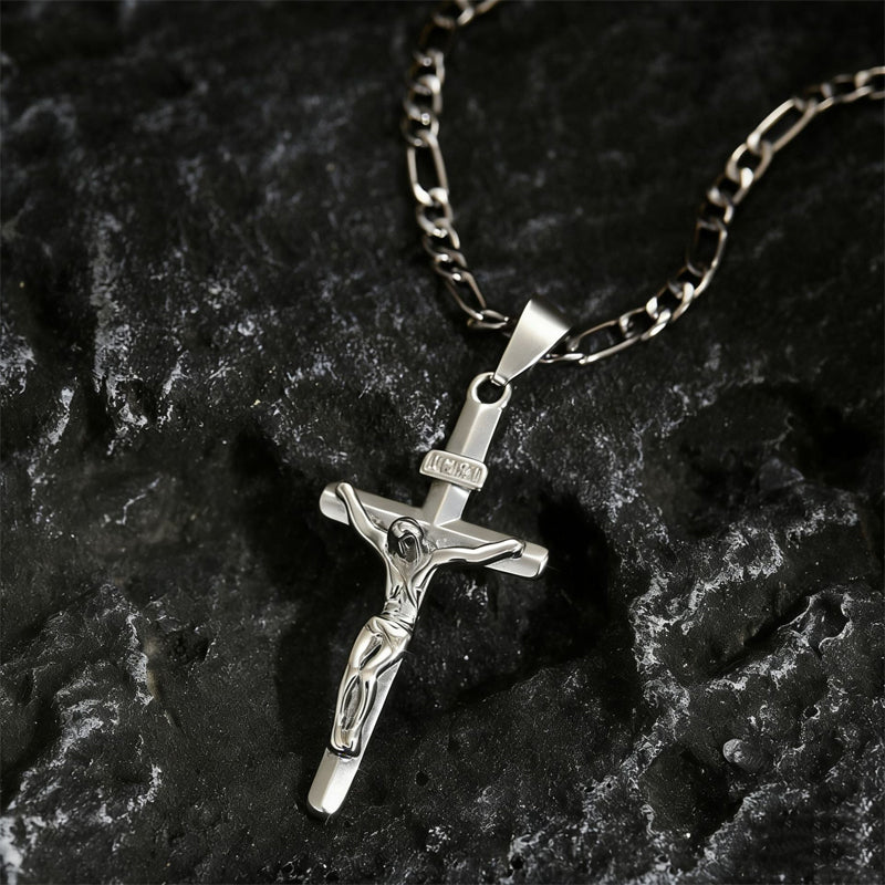 ⏰ÚLTIMO DIA - COMPRE 1 E LEVE OUTRO GRÁTIS!✝️Colar com Pendente Crucifixo Dourado