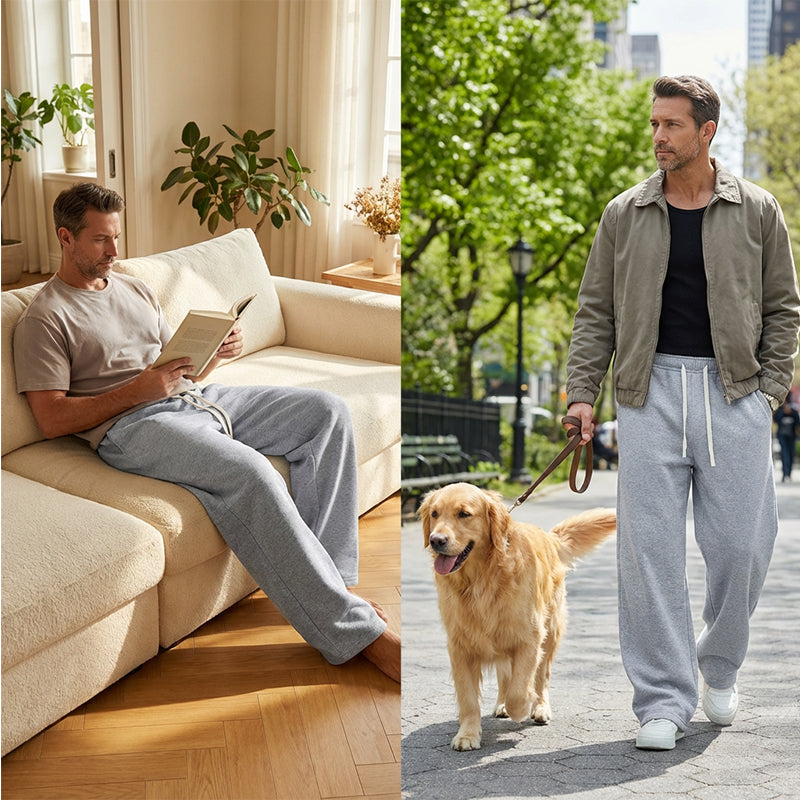 📢📢60% de desconto!! ⏰👖Calças casuais masculinas folgadas com cordão na cintura