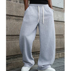 📢📢60% de desconto!! ⏰👖Calças casuais masculinas folgadas com cordão na cintura