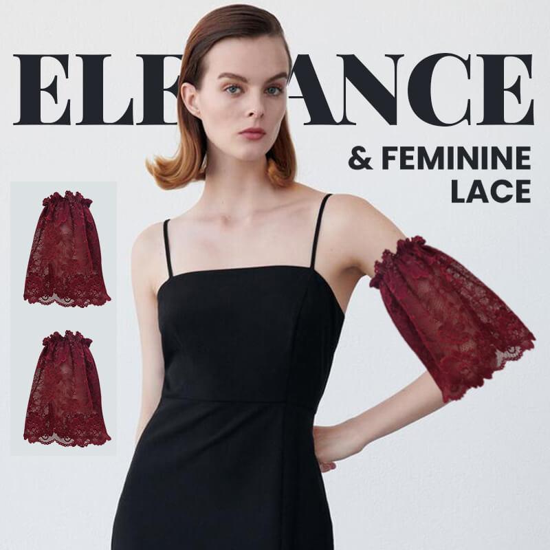 Spetsärmar kan användas som dekorationer på armarna eller byxorna-Fri frakt