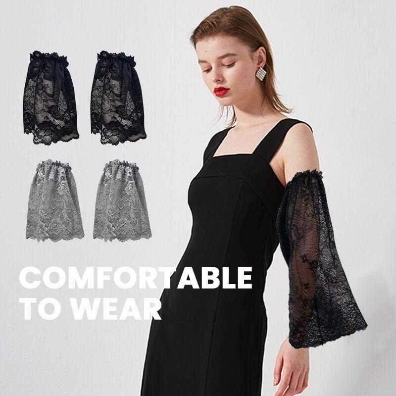 Spetsärmar kan användas som dekorationer på armarna eller byxorna-Fri frakt