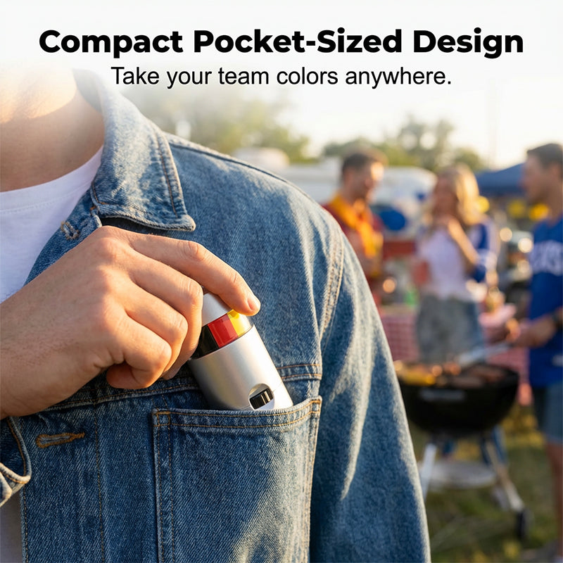 Caneta de pintura facial com a bandeira nacional para adeptos desportivos