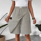 Vestido casual para mulher com cintura elástica